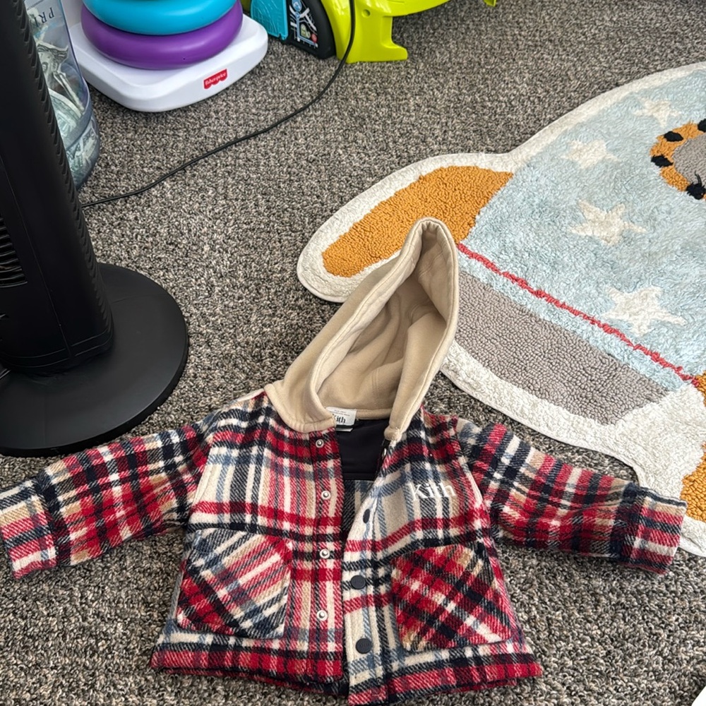 Kith 9-12 month flannel jacket